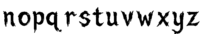 Granvello Font LOWERCASE