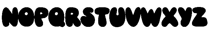 Grape Jello CF Font UPPERCASE