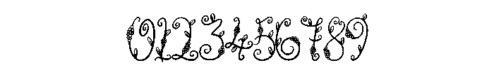 Grape Vines By Squeeb C Regular Font OTHER CHARS