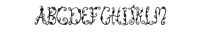 Grape Vines By Squeeb C Regular FONT