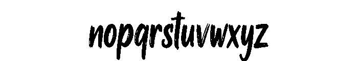 GraphInk Font LOWERCASE