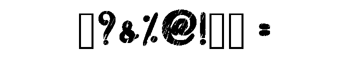 Grass Of Home Regular Font OTHER CHARS
