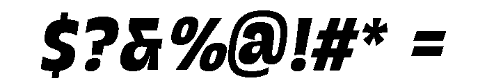 Grasso Bold Condensed Ita Font OTHER CHARS