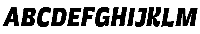 Grasso Bold Condensed Ita Font UPPERCASE