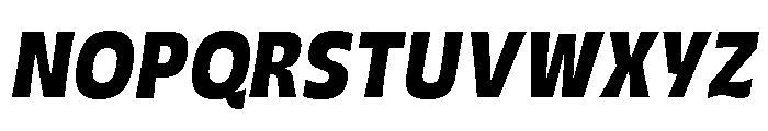 Grasso Bold Condensed Ita Font UPPERCASE