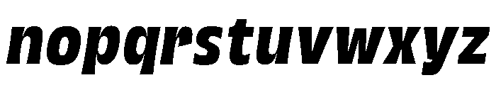 Grasso Bold Condensed Ita Font LOWERCASE