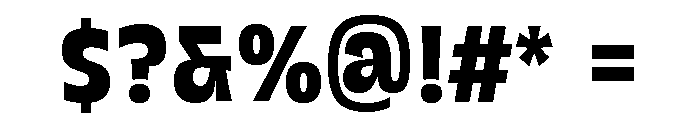 Grasso Bold Condensed Font OTHER CHARS