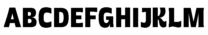 Grasso Bold Condensed Font UPPERCASE