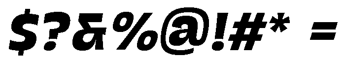 Grasso Bold Ita Font OTHER CHARS