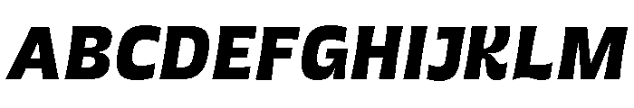 Grasso Bold Ita Font UPPERCASE