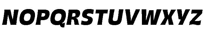 Grasso Bold Ita Font UPPERCASE