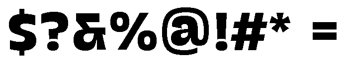 Grasso Bold Font OTHER CHARS