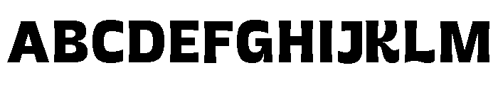 Grasso Bold Font UPPERCASE
