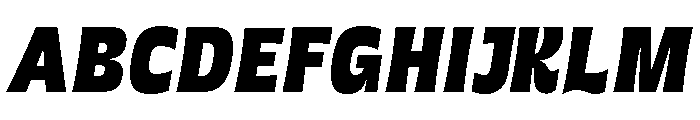 Grasso Heavy Condensed Ita Font UPPERCASE
