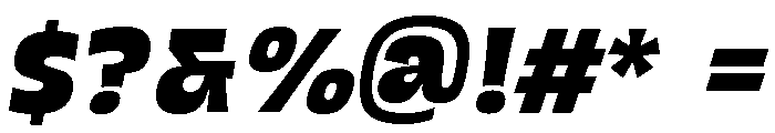 Grasso Heavy Ita Font OTHER CHARS