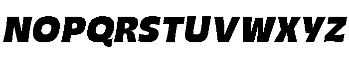 Grasso Heavy Ita Font UPPERCASE