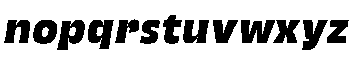 Grasso Heavy Ita Font LOWERCASE