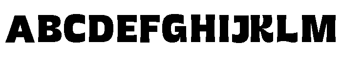 Grasso Heavy Font UPPERCASE