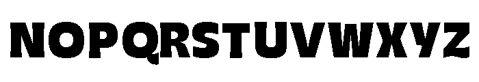 Grasso Heavy Font UPPERCASE