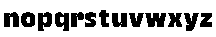 Grasso Heavy Font LOWERCASE