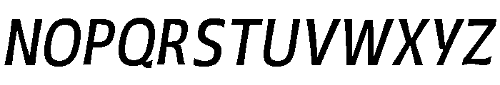 Grasso Light Condensed Ita Font UPPERCASE
