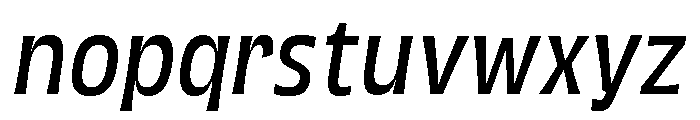 Grasso Light Condensed Ita Font LOWERCASE