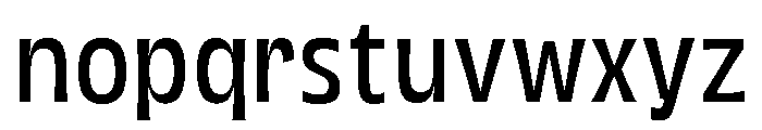 Grasso Light Condensed Font LOWERCASE