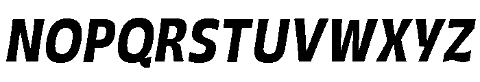 Grasso Medium Condensed Ita Font UPPERCASE