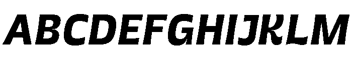 Grasso Medium Ita Font UPPERCASE