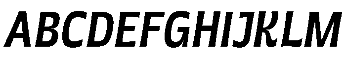 Grasso Regular Condensed Ita Font UPPERCASE
