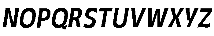 Grasso Regular Condensed Ita Font UPPERCASE