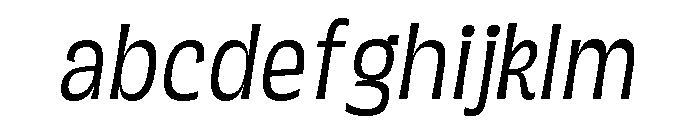 Grasso Thin Condensed Ita FONT