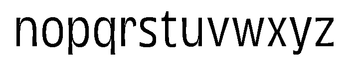 Grasso Thin Condensed Font LOWERCASE