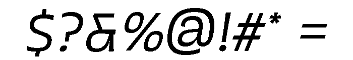 Grasso Thin Ita Font OTHER CHARS