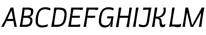 Grasso Thin Ita Font UPPERCASE