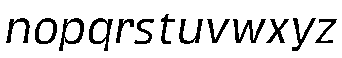 Grasso Thin Ita Font LOWERCASE