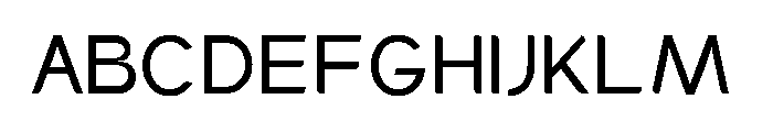 Gratav Font UPPERCASE