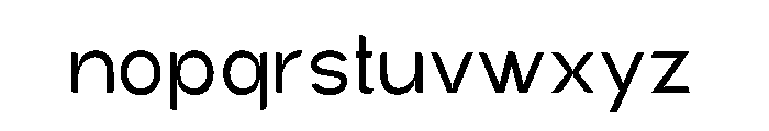 Gratav Font LOWERCASE