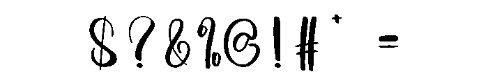 Grateful Easter Font OTHER CHARS