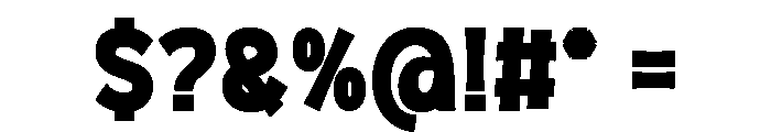 Grateful Monster Font OTHER CHARS