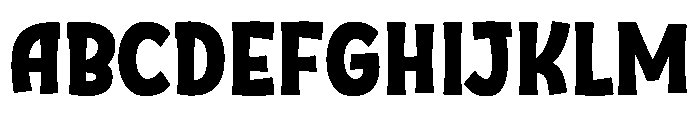 Grateful Monster Font UPPERCASE