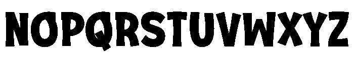Grateful Monster Font UPPERCASE