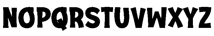 Grateful Monster Font LOWERCASE