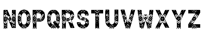 Gratia Regular Font UPPERCASE