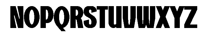 Gratlor Font UPPERCASE