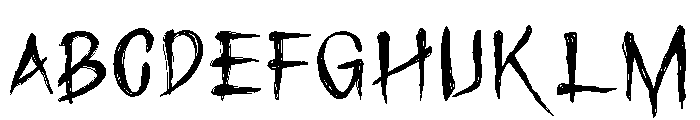 Grave Echo Font UPPERCASE