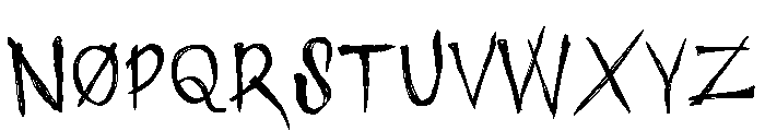 Grave Echo Font UPPERCASE