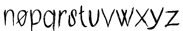 Grave Echo Font LOWERCASE