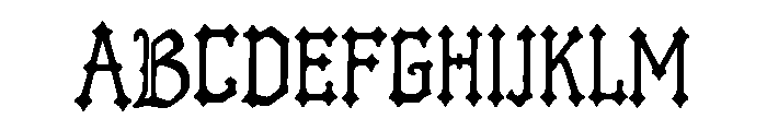 Grave Herald Font UPPERCASE