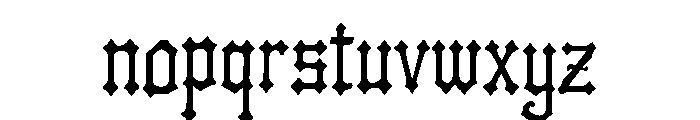 Grave Herald Font LOWERCASE